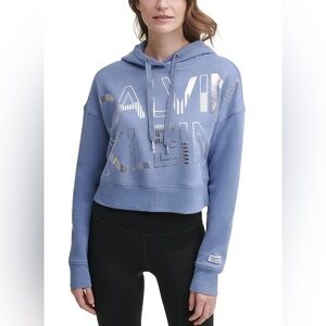 Calvin Klein Performance Logo-Graphic Fleece Hoodie